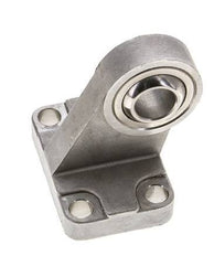 Sphärischer Gabelkopf rechtwinklig 50 mm ISO 15552 und 21287 Edelstahl 316 (1.4401)