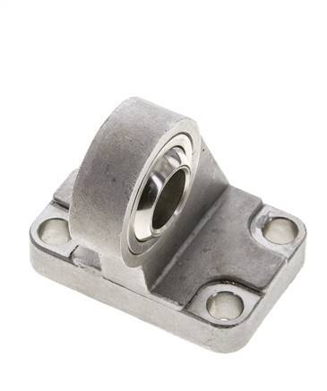 Sphärischer Gabelkopf rechtwinklig 50 mm ISO 15552 und 21287 Edelstahl 316 (1.4401)