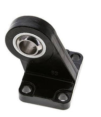 Sphärischer Gabelkopf rechtwinklig 63 mm ISO 15552 und 21287 Stahl