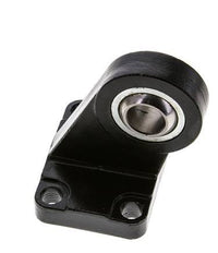 Sphärischer Gabelkopf rechtwinklig 63 mm ISO 15552 und 21287 Stahl