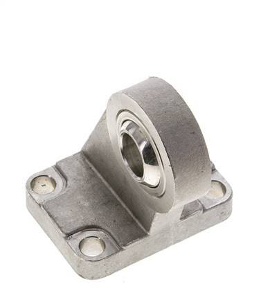 Sphärischer Gabelkopf rechtwinklig 63 mm ISO 15552 und 21287 Edelstahl 316 (1.4401)
