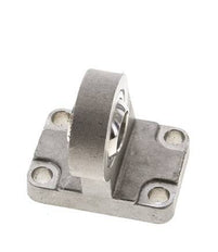 Sphärischer Gabelkopf rechtwinklig 63 mm ISO 15552 und 21287 Edelstahl 316 (1.4401)