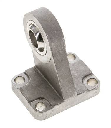 Sphärischer Gabelkopf rechtwinklig 63 mm ISO 15552 und 21287 Edelstahl 316 (1.4401)