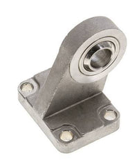 Sphärischer Gabelkopf rechtwinklig 63 mm ISO 15552 und 21287 Edelstahl 316 (1.4401)