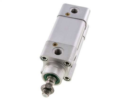 ISO 15552 Doppeltwirkender Zylinder 40-25mm - magnetisch - dämpfend - Edelstahlstange