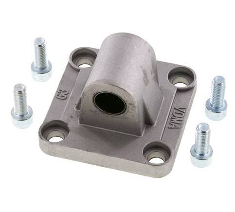 Gabelzapfen 63 mm ISO 15552 ISO 21287 Aluminium