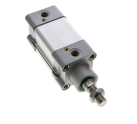ISO 15552 Doppeltwirkender Zylinder 50-25mm - magnetisch - dämpfend - Edelstahlstange