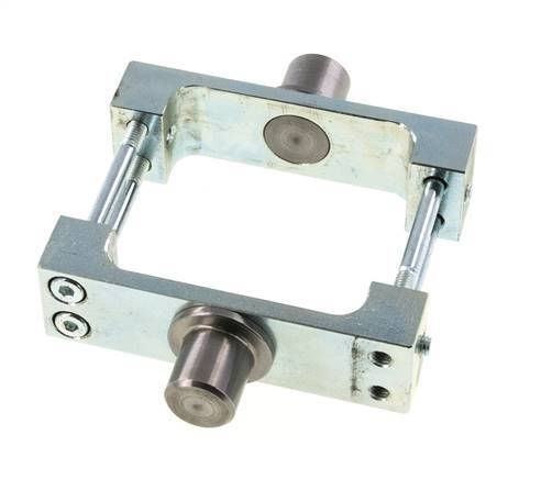 Mittig schwenkbare Befestigung für 63 mm Airtec IS0 15552 Zylinder