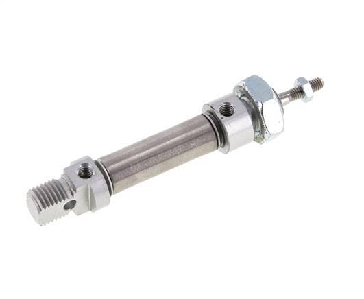 ISO 6432 Runder doppeltwirkender Zylinder 10-10mm - Magnetisch