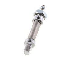 ISO 6432 Runder doppeltwirkender Zylinder 10-10mm - Magnetisch