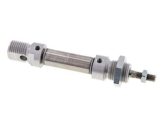 ISO 6432 Runder doppeltwirkender Zylinder 12-10mm - Magnetisch