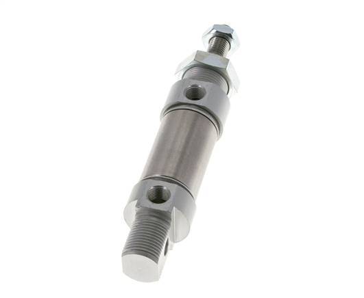 ISO 6432 Runder doppeltwirkender Zylinder 25-10mm - Magnetisch