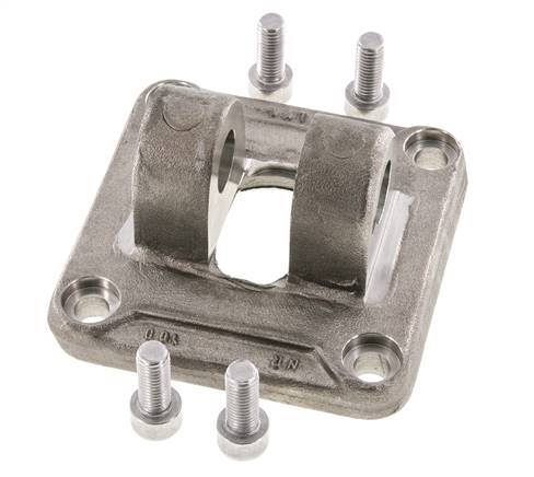 Gabelzapfen mit Innengewinde 100 mm ISO 15552 ISO 21287 Edelstahl 316 (1.4401)