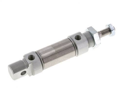 ISO 6432 Round Double Acting Cylinder 25-15mm - Magnetic