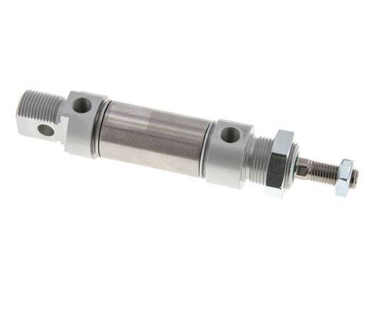 ISO 6432 Round Double Acting Cylinder 25-15mm - Magnetic