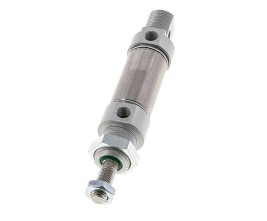 ISO 6432 Runder doppeltwirkender Zylinder 25-15mm - Magnetisch