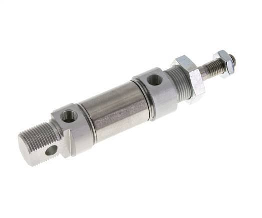 ISO 6432 Round Double Acting Cylinder 25-5mm - Magnetic