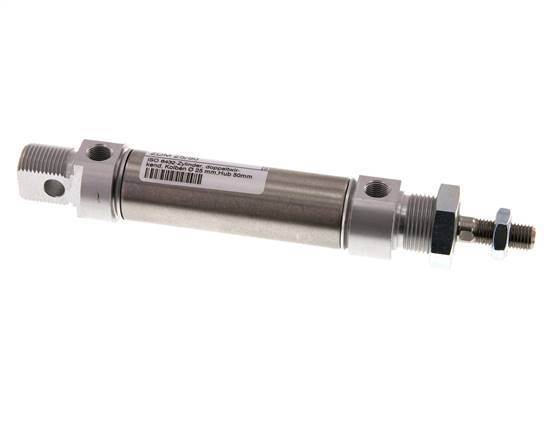 ISO 6432 Runder doppeltwirkender Zylinder 25-50mm - Magnetisch