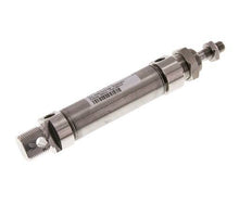 ISO 6432 Runder doppeltwirkender Zylinder 25-50mm - magnetisch - Edelstahl