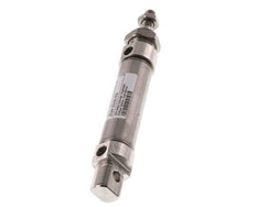 ISO 6432 Runder doppeltwirkender Zylinder 25-50mm - magnetisch - Edelstahl
