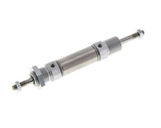 ISO 6432 Round Double Acting Cylinder 16-10mm - Magnetic - Male Threaded - Double Rod