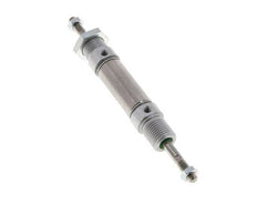 ISO 6432 Runder doppeltwirkender Zylinder 16-10mm - Magnetisch - Außengewinde - Doppelstange