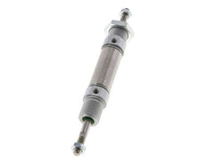 ISO 6432 Runder doppeltwirkender Zylinder 16-10mm - Magnetisch - Außengewinde - Doppelstange
