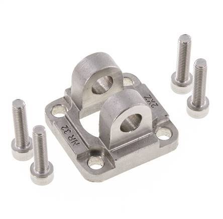 Gabelzapfen 32 mm ISO 15552 ISO 21287 Edelstahl 316 (1.4401)