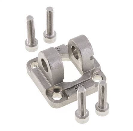 Gabelzapfen 32 mm ISO 15552 ISO 21287 Edelstahl 316 (1.4401)