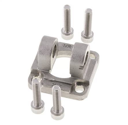 Gabelzapfen 32 mm ISO 15552 ISO 21287 Edelstahl 316 (1.4401)