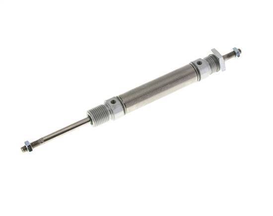 ISO 6432 Round Double Acting Cylinder 16-40mm - Magnetic - Male Threaded - Double Rod