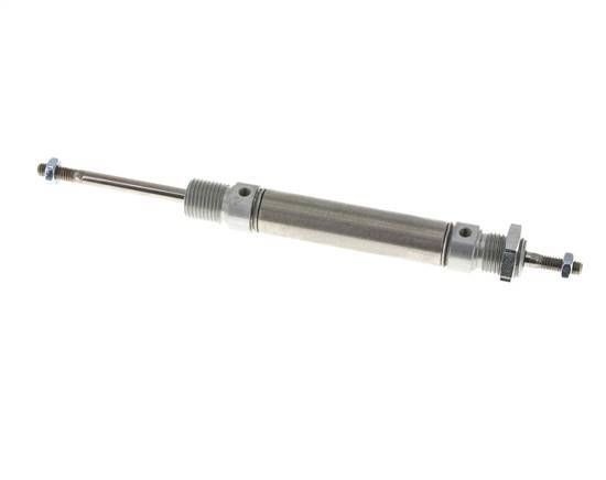 ISO 6432 Runder doppeltwirkender Zylinder 16-40mm - Magnetisch - Außengewinde - Doppelstange