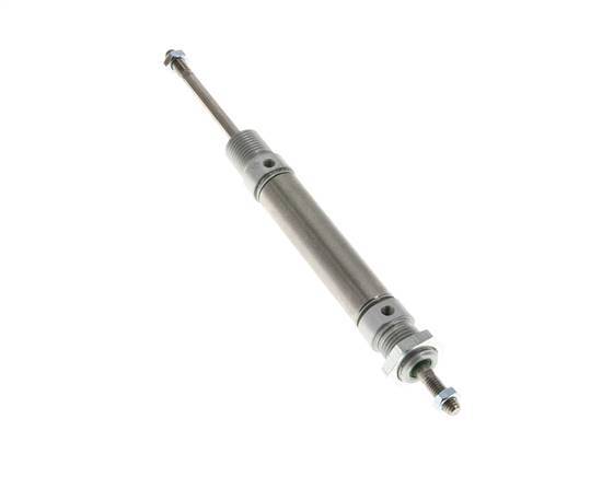 ISO 6432 Runder doppeltwirkender Zylinder 16-40mm - Magnetisch - Außengewinde - Doppelstange