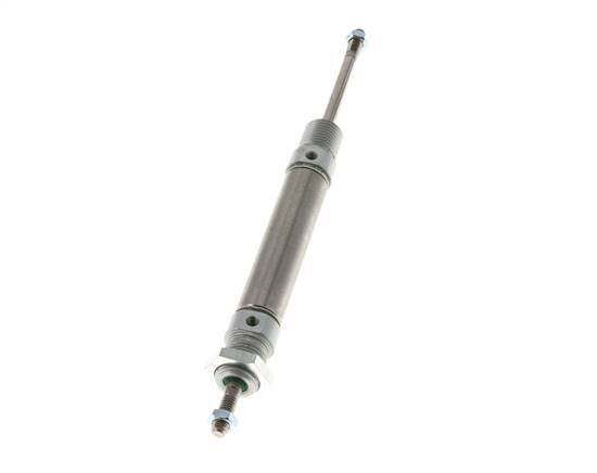 ISO 6432 Runder doppeltwirkender Zylinder 16-40mm - Magnetisch - Außengewinde - Doppelstange