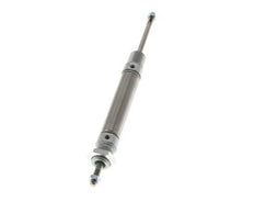 ISO 6432 Runder doppeltwirkender Zylinder 16-40mm - Magnetisch - Außengewinde - Doppelstange