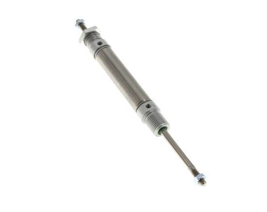 ISO 6432 Runder doppeltwirkender Zylinder 16-40mm - Magnetisch - Außengewinde - Doppelstange