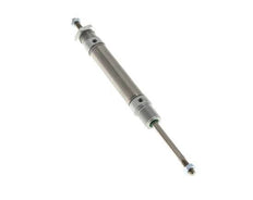 ISO 6432 Runder doppeltwirkender Zylinder 16-40mm - Magnetisch - Außengewinde - Doppelstange