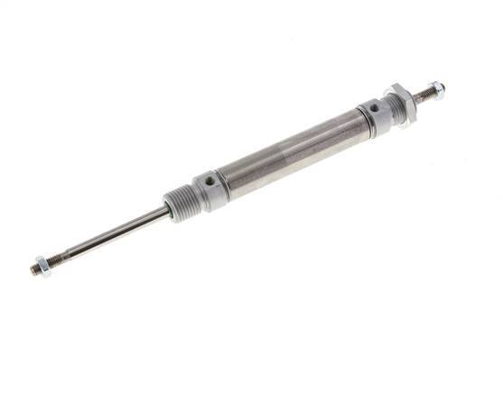 ISO 6432 Runder doppeltwirkender Zylinder 16-50mm - Magnetisch - Außengewinde - Doppelstange