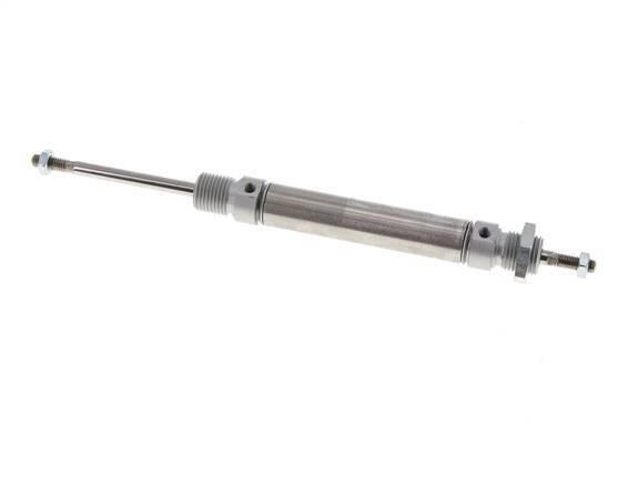 ISO 6432 Runder doppeltwirkender Zylinder 16-50mm - Magnetisch - Außengewinde - Doppelstange