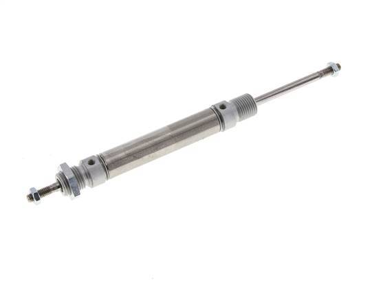 ISO 6432 Runder doppeltwirkender Zylinder 16-50mm - Magnetisch - Außengewinde - Doppelstange