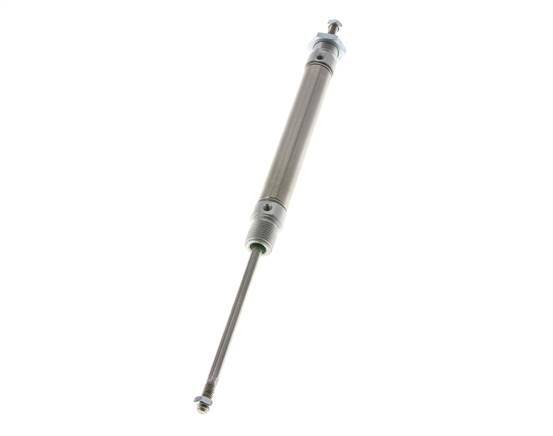 ISO 6432 Runder doppeltwirkender Zylinder 16-80mm - Magnetisch - Außengewinde - Doppelstange