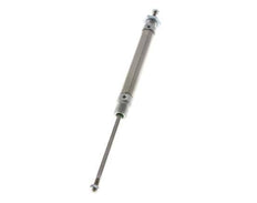 ISO 6432 Runder doppeltwirkender Zylinder 16-80mm - Magnetisch - Außengewinde - Doppelstange