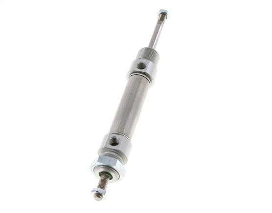 ISO 6432 Runder doppeltwirkender Zylinder 20-40mm - Magnetisch - Außengewinde - Doppelstange