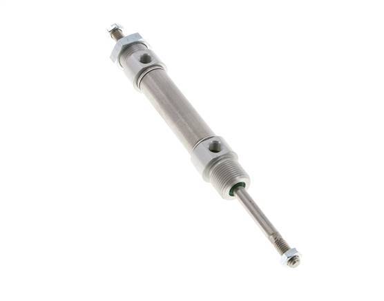 ISO 6432 Runder doppeltwirkender Zylinder 20-40mm - Magnetisch - Außengewinde - Doppelstange