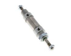ISO 6432 Runder doppeltwirkender Zylinder 25-10mm - Magnetisch - Außengewinde - Doppelstange
