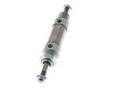 ISO 6432 Runder doppeltwirkender Zylinder 25-10mm - Magnetisch - Außengewinde - Doppelstange