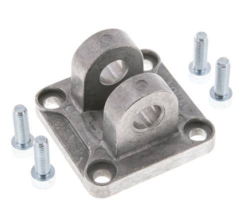 Gabelzapfen mit Innengewinde 63 mm ISO 15552 ISO 21287 Aluminium