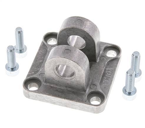 Gabelzapfen mit Innengewinde 63 mm ISO 15552 ISO 21287 Aluminium