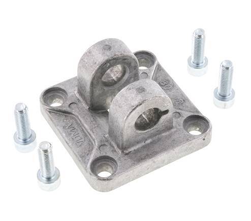 Clevis Female 80 mm ISO 15552 ISO 21287 Aluminium