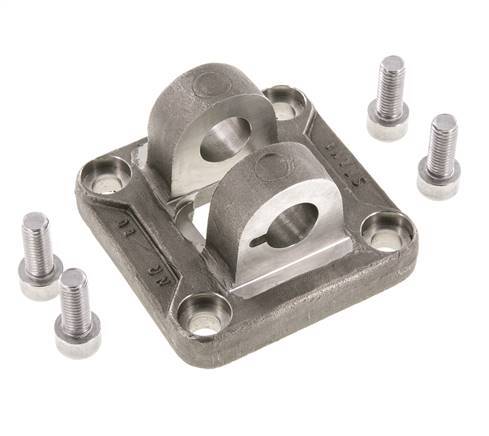 Clevis Female 80 mm ISO 15552 ISO 21287 Stainless steel 316 (1.4401)